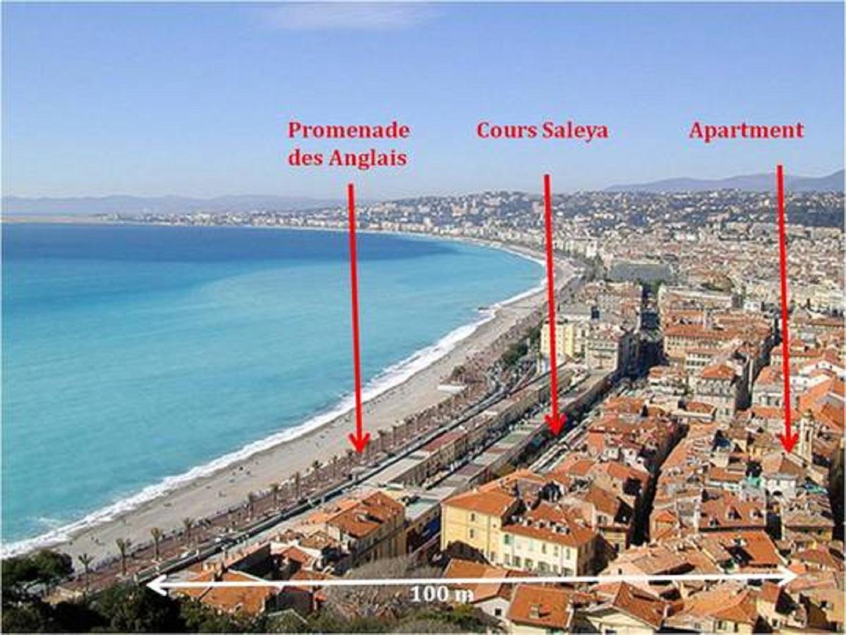 Le Malonat - Spacieux F3, Large Balcon, Climatisation, Vieux-nice * Nizza